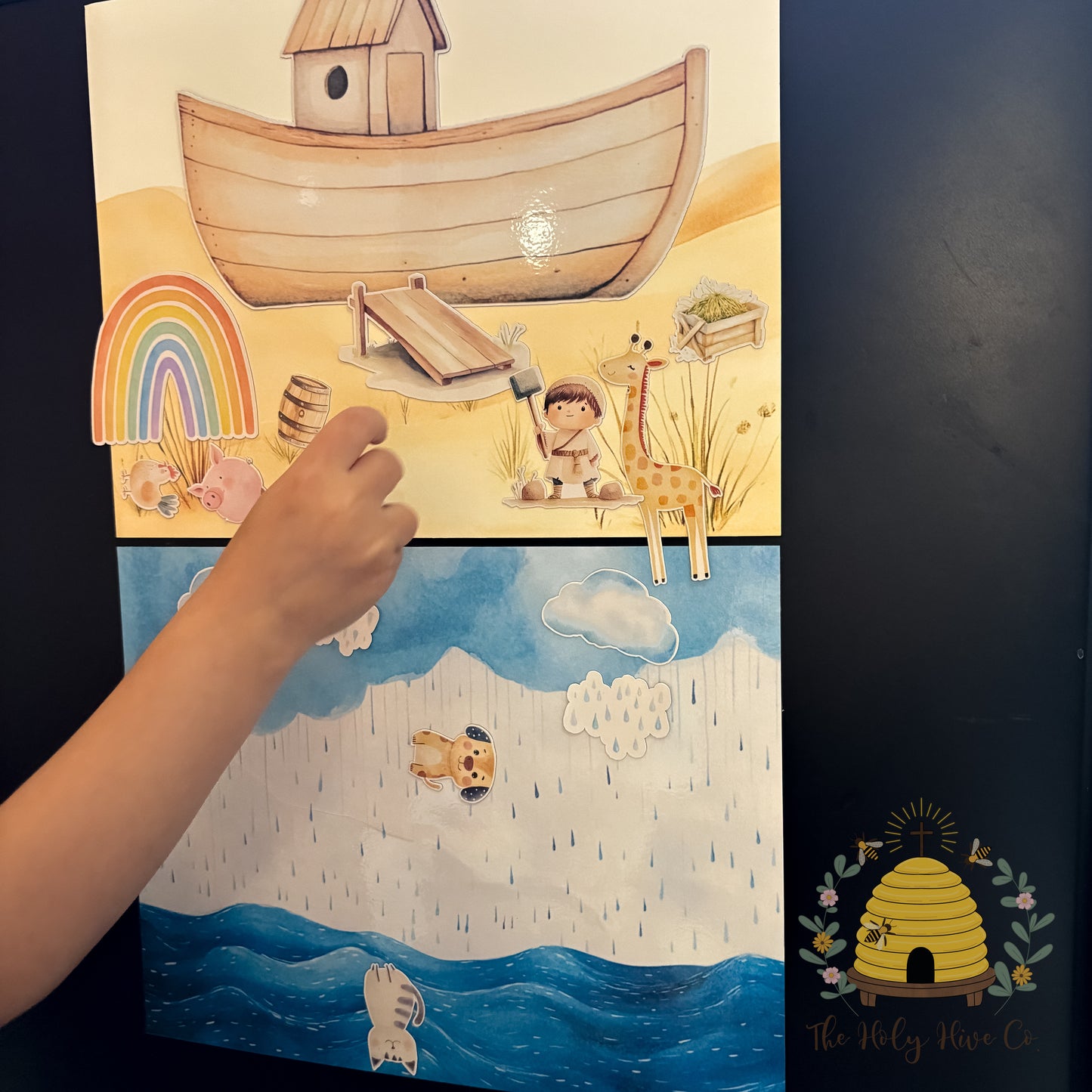 Noah's Ark - Stick & Tell Magnetic Playset
