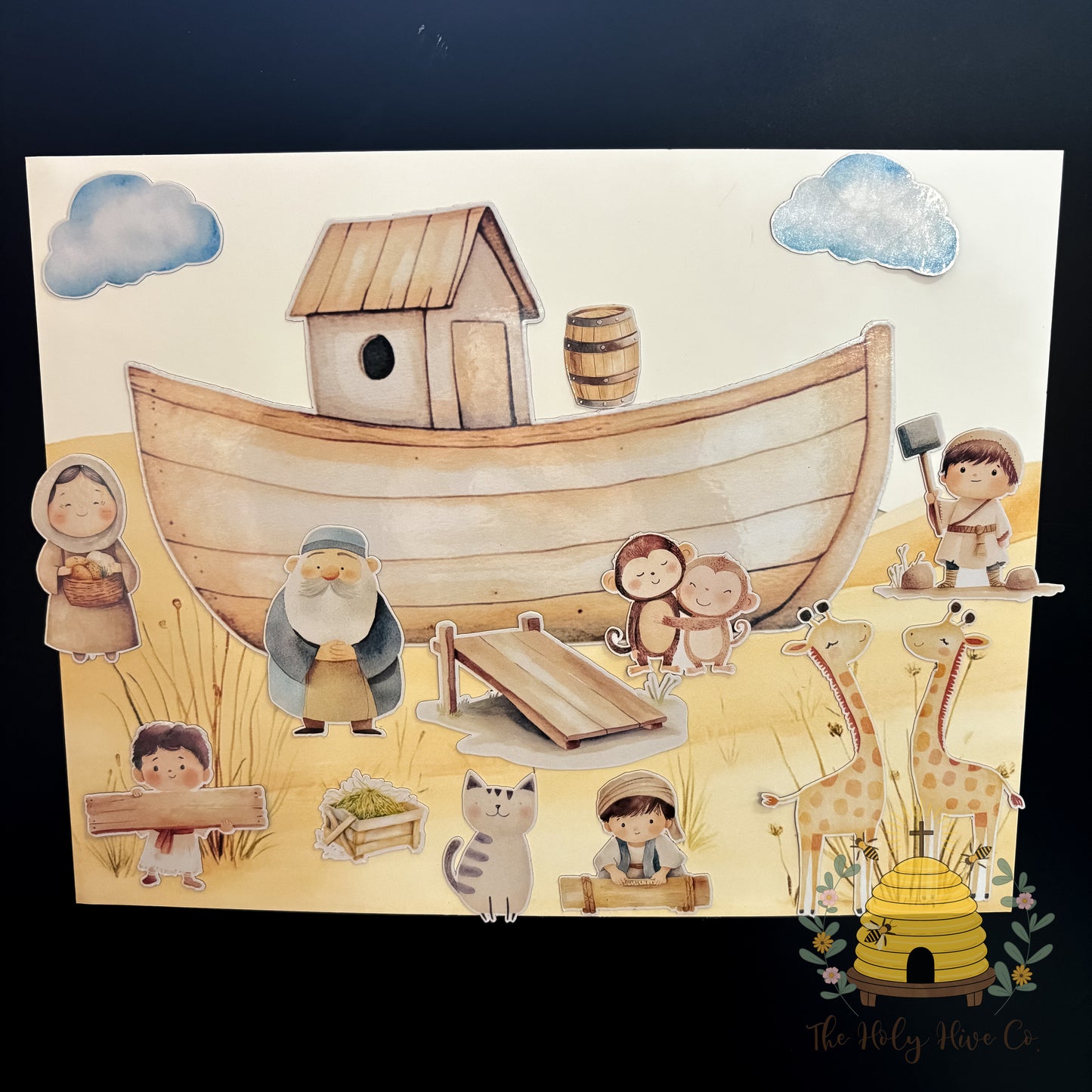 Noah's Ark - Stick & Tell Magnetic Playset