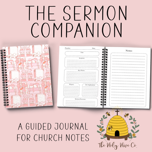 The Sermon Companion Church Notebook - Bibles & Bows