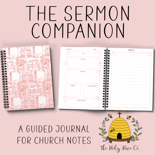 The Sermon Companion Church Notebook - Bibles & Bows