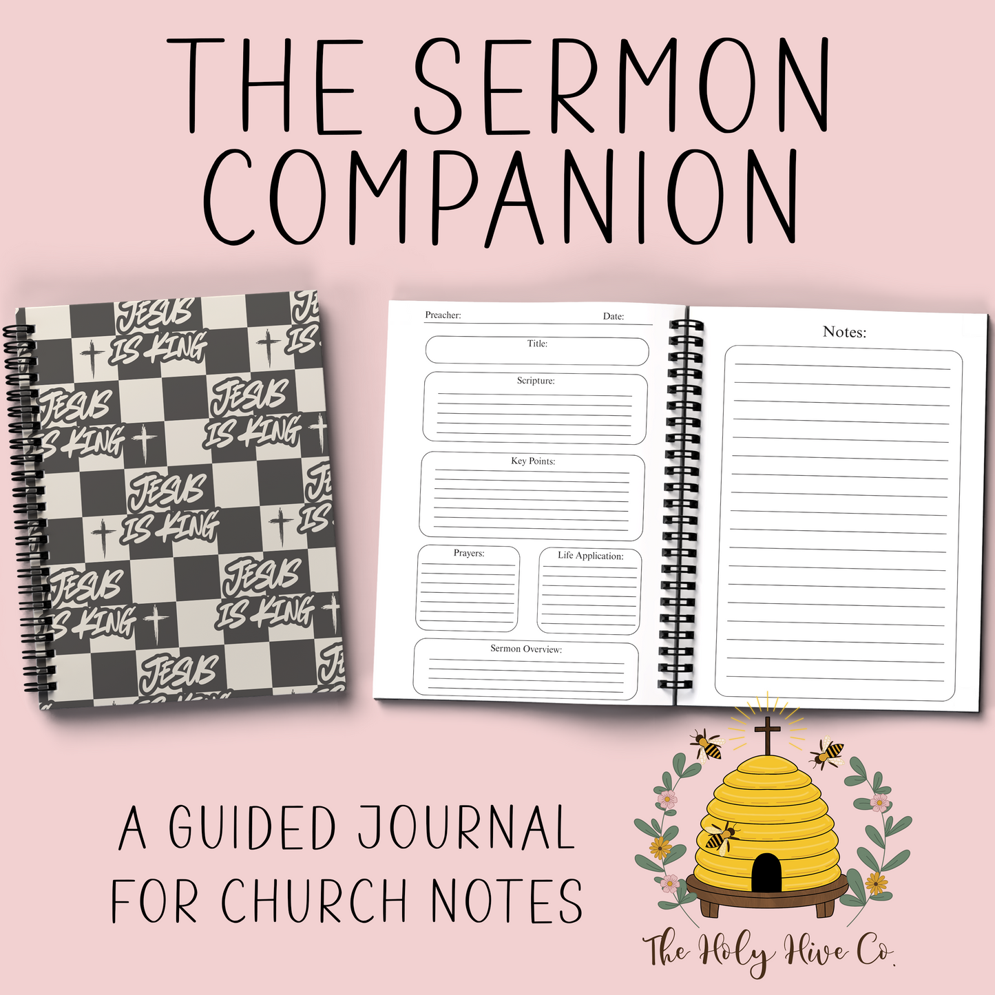 The Sermon Companion Church Notebook - Jesus is King