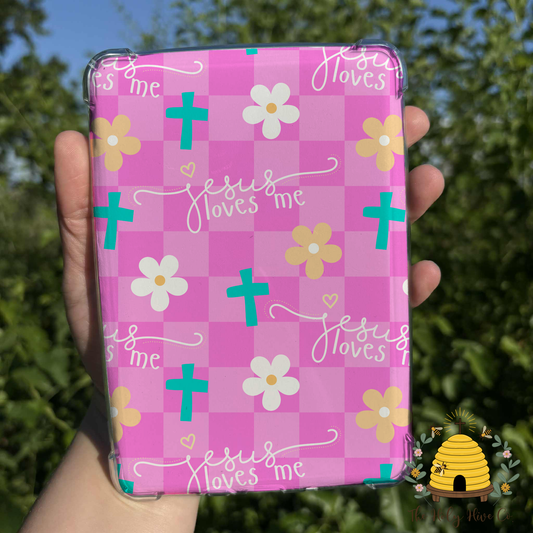 eReader Insert - Jesus Loves Me Checkers
