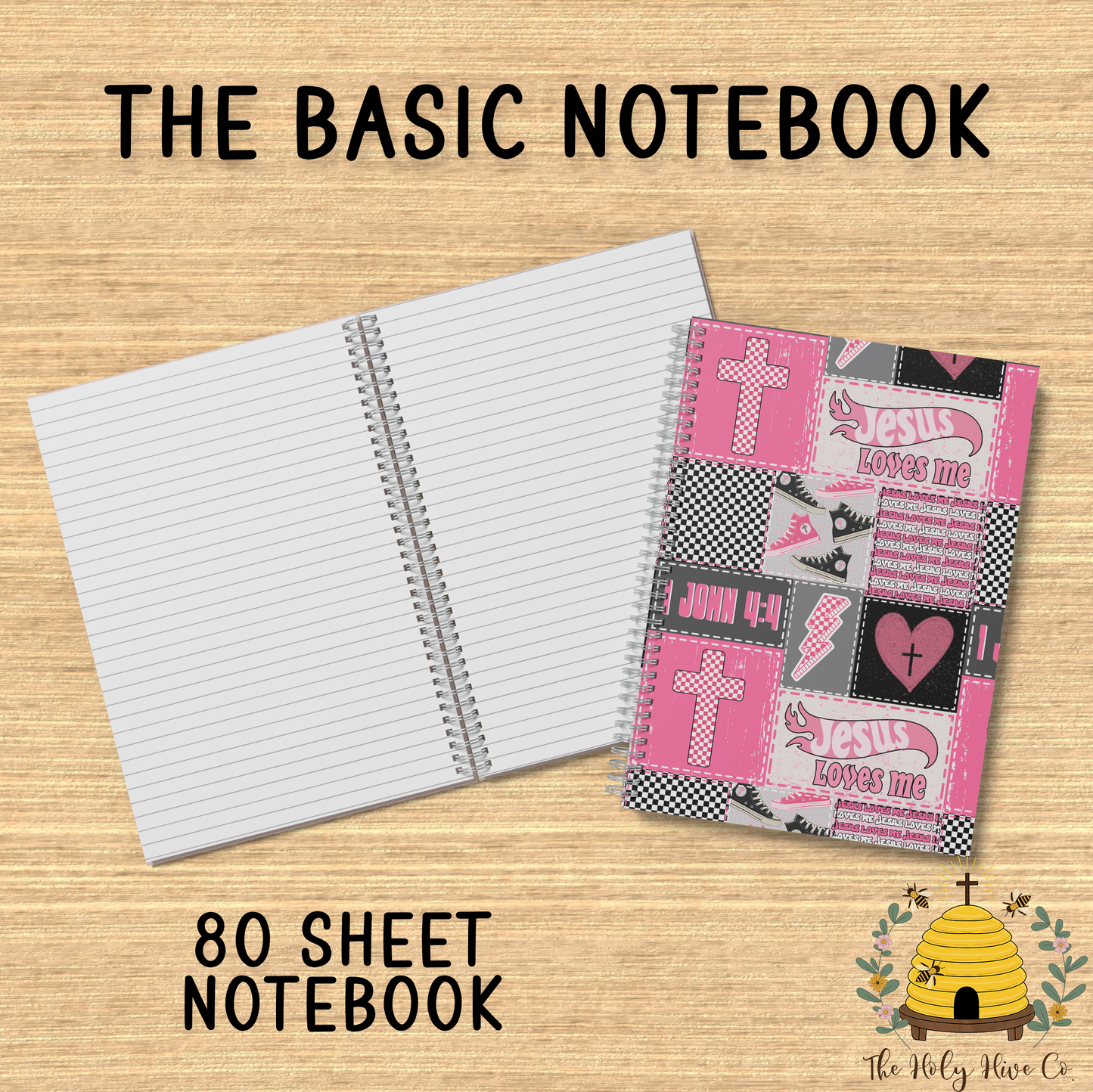 The Basics Notebook - Jesus Loves Me (Girl)