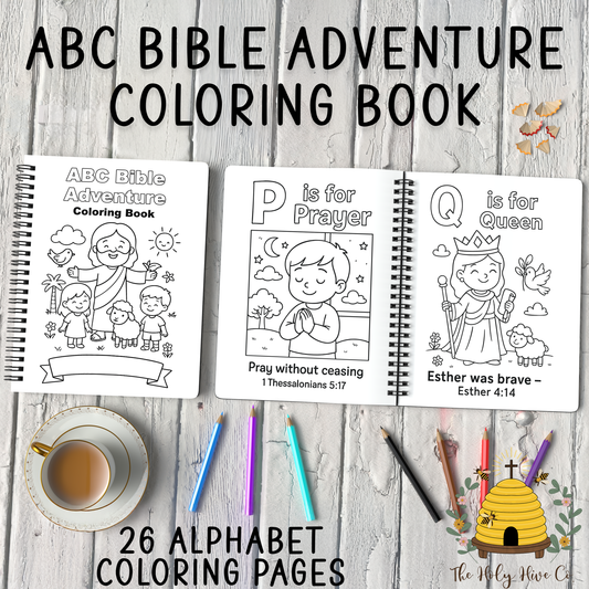 Coloring Book - ABC Bible Adventure
