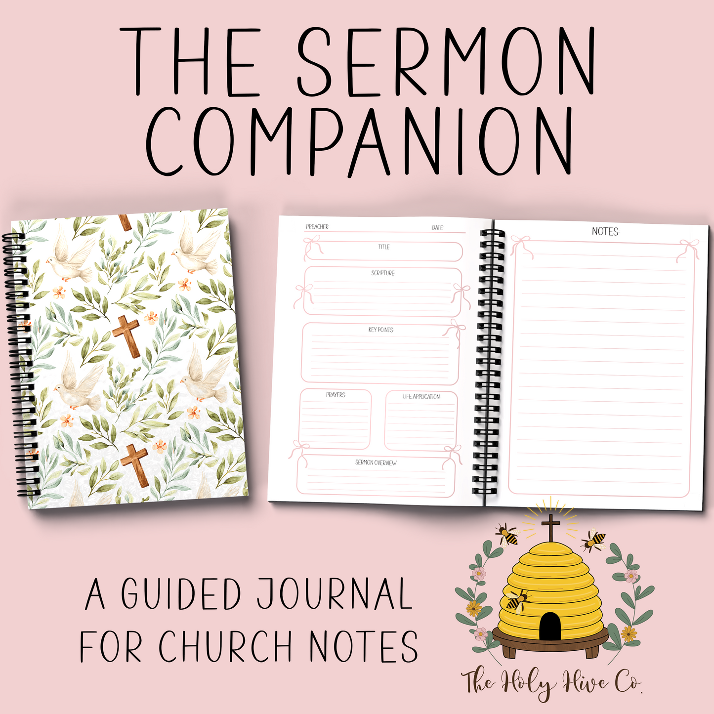 The Sermon Companion Church Notebook - Olive Branch & Dove