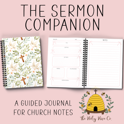 The Sermon Companion Church Notebook - Olive Branch & Dove