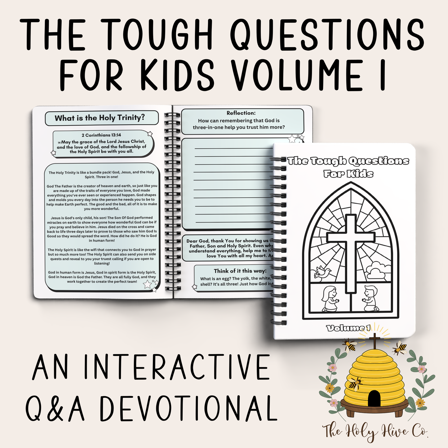 The Tough Questions For Kids - A Q&A Devotional Book