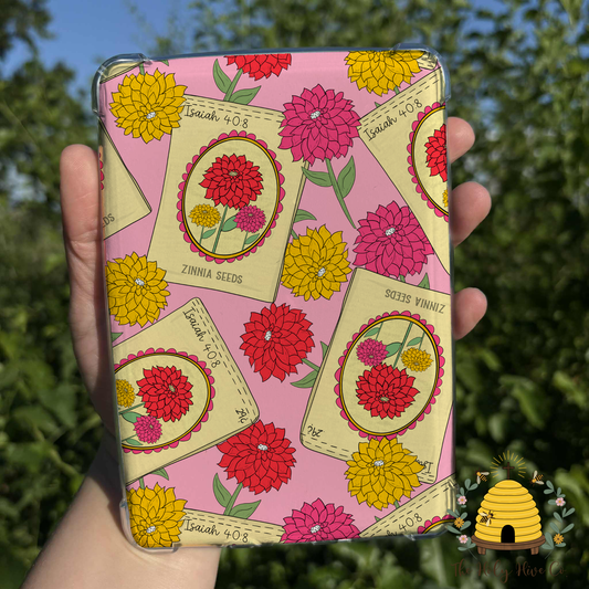 eReader Insert - Zinnia Seeds